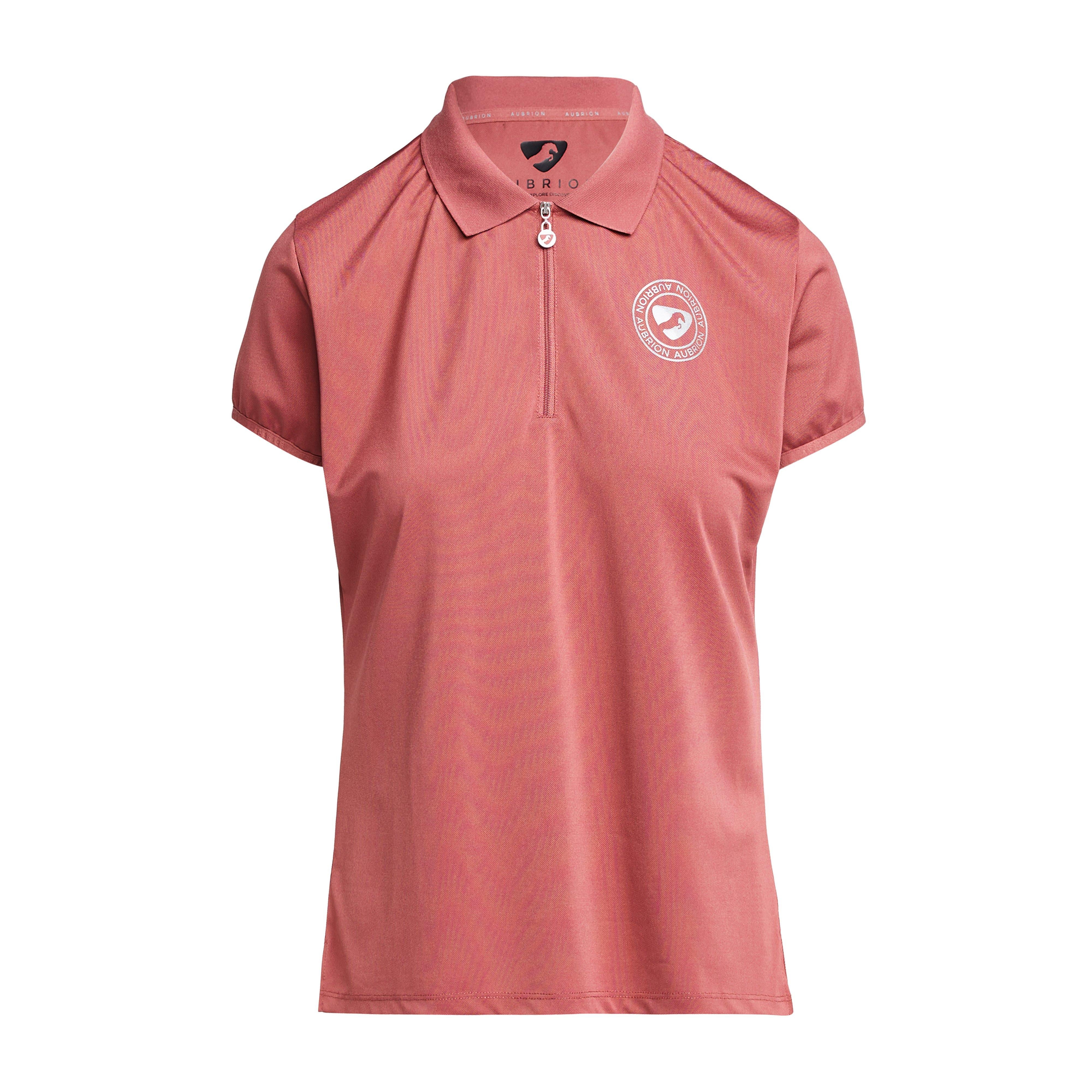 Womens Parson Tech Polo Shirt Dusky Pink
