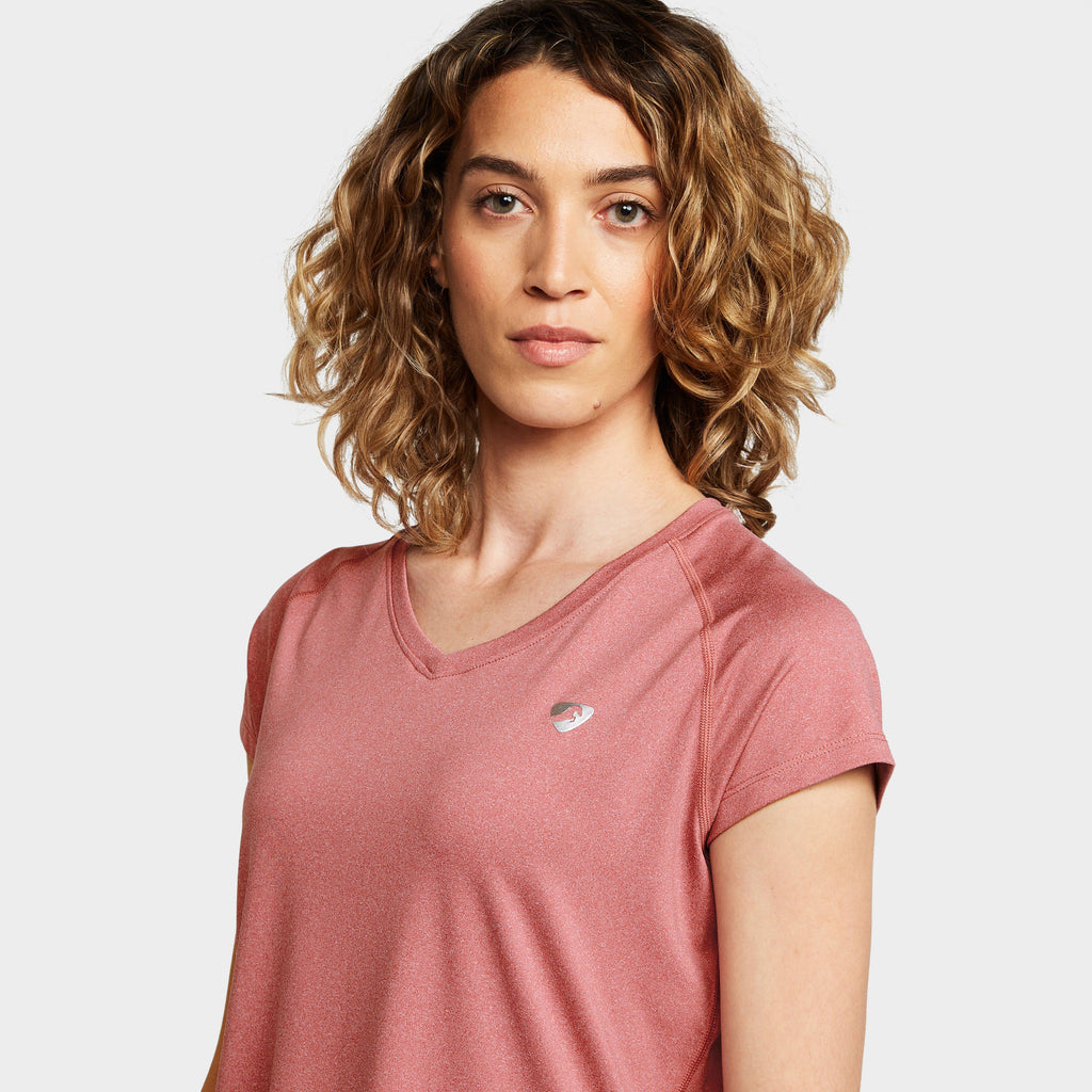 Womens Elverson Tech Top Dusky Pink