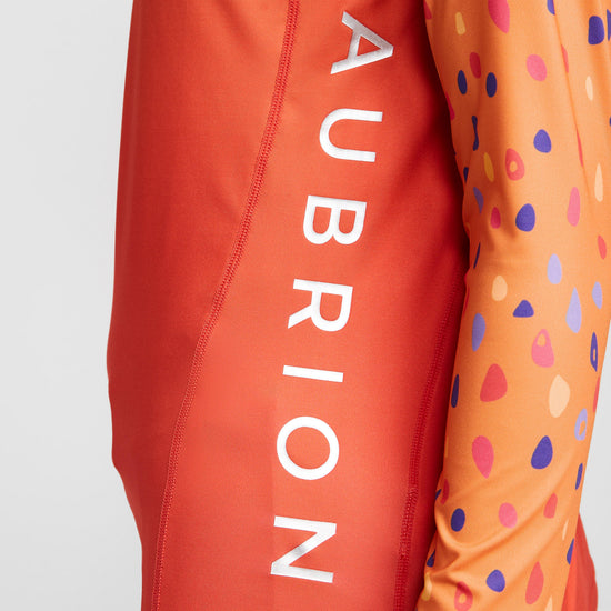 Womens Hyde Park Cross Country Shirt Orange Spot