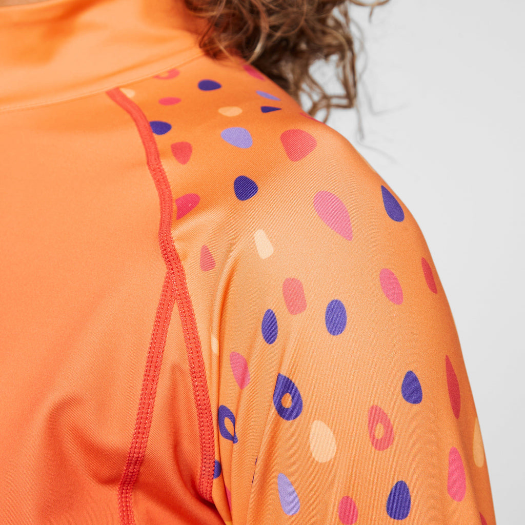 Womens Hyde Park Cross Country Shirt Orange Spot