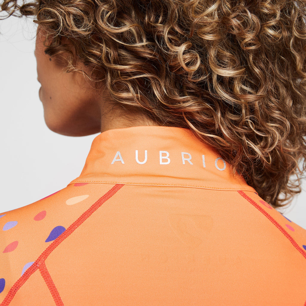 Womens Hyde Park Cross Country Shirt Orange Spot