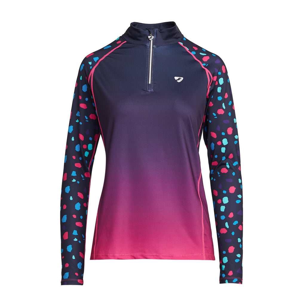 Womens Hyde Park Cross Country Shirt Pink Spot