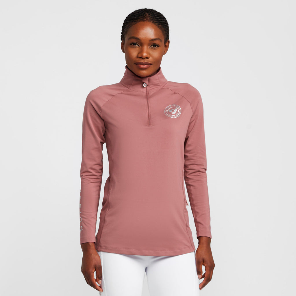 Womens Newbury Long Sleeve Base Layer Dusky Pink
