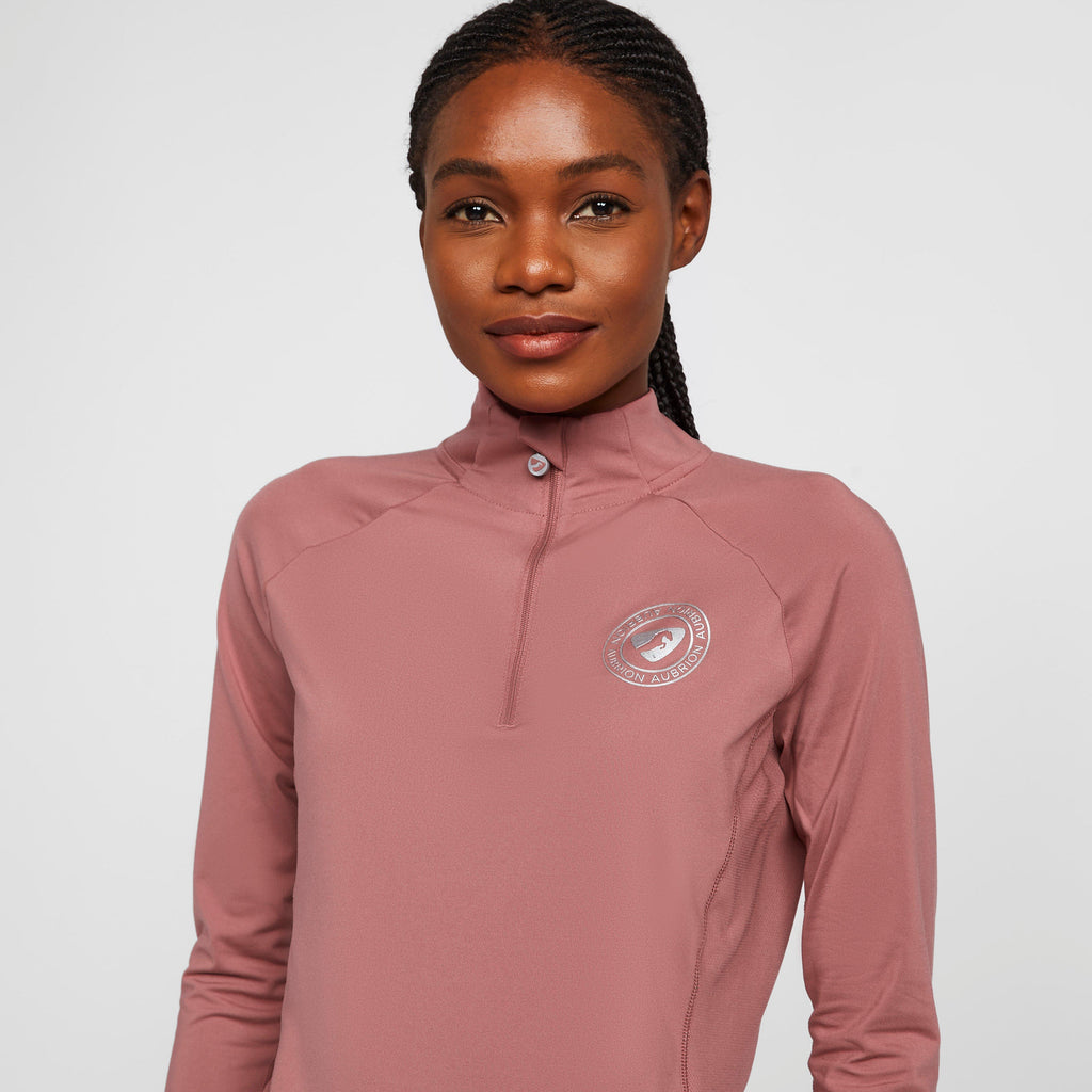 Womens Newbury Long Sleeve Base Layer Dusky Pink