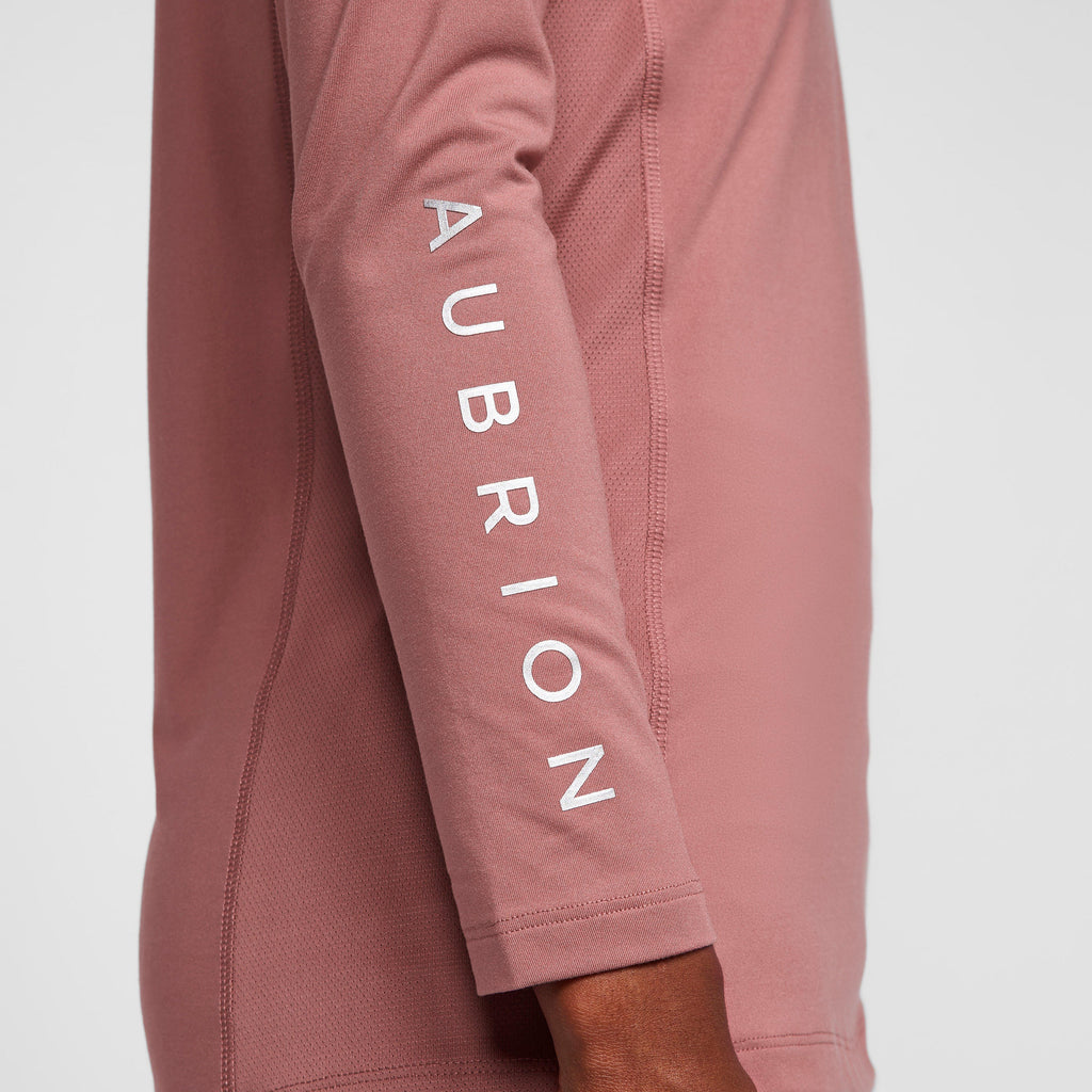 Womens Newbury Long Sleeve Base Layer Dusky Pink