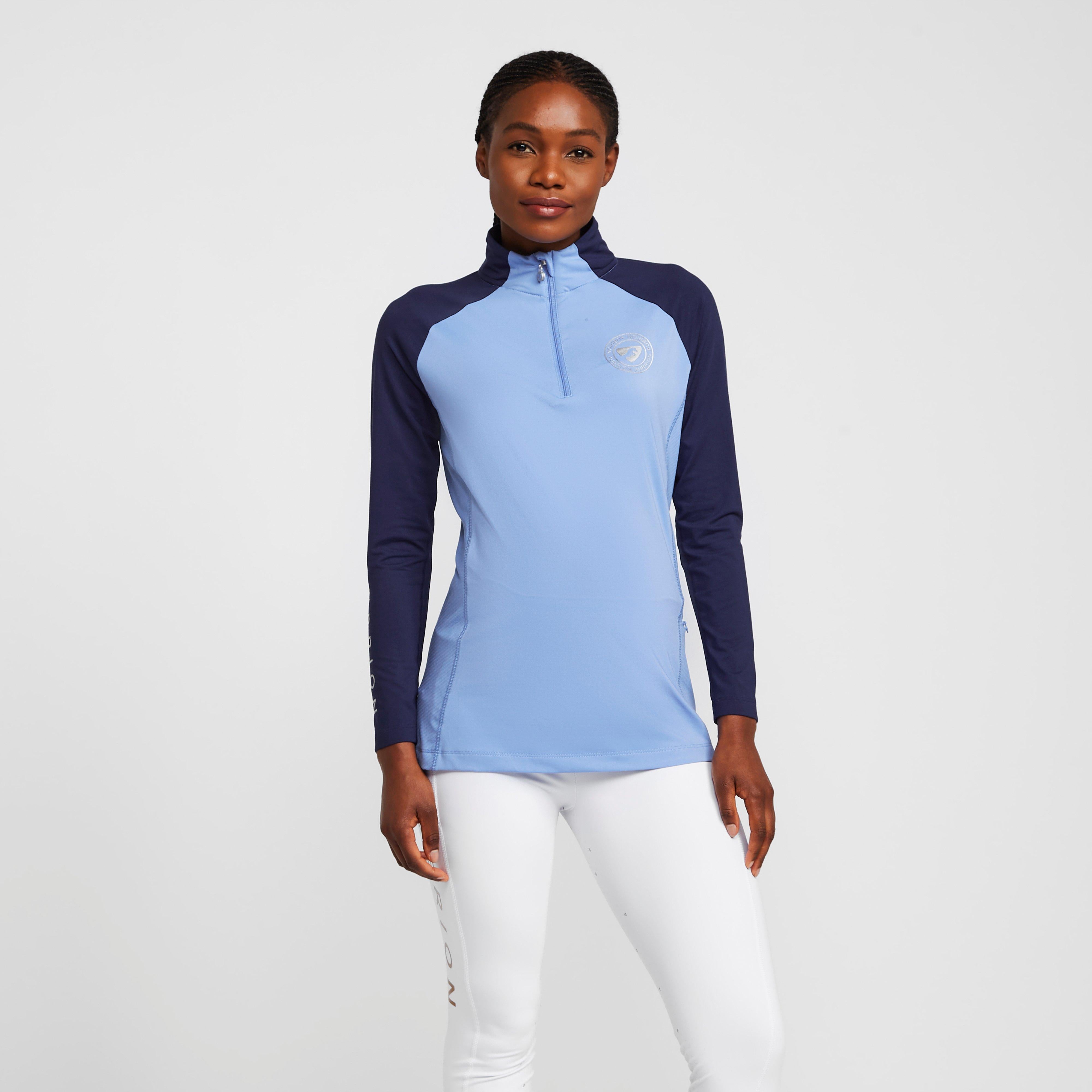 Womens Newbury Long Sleeve Base Layer Sky Blue