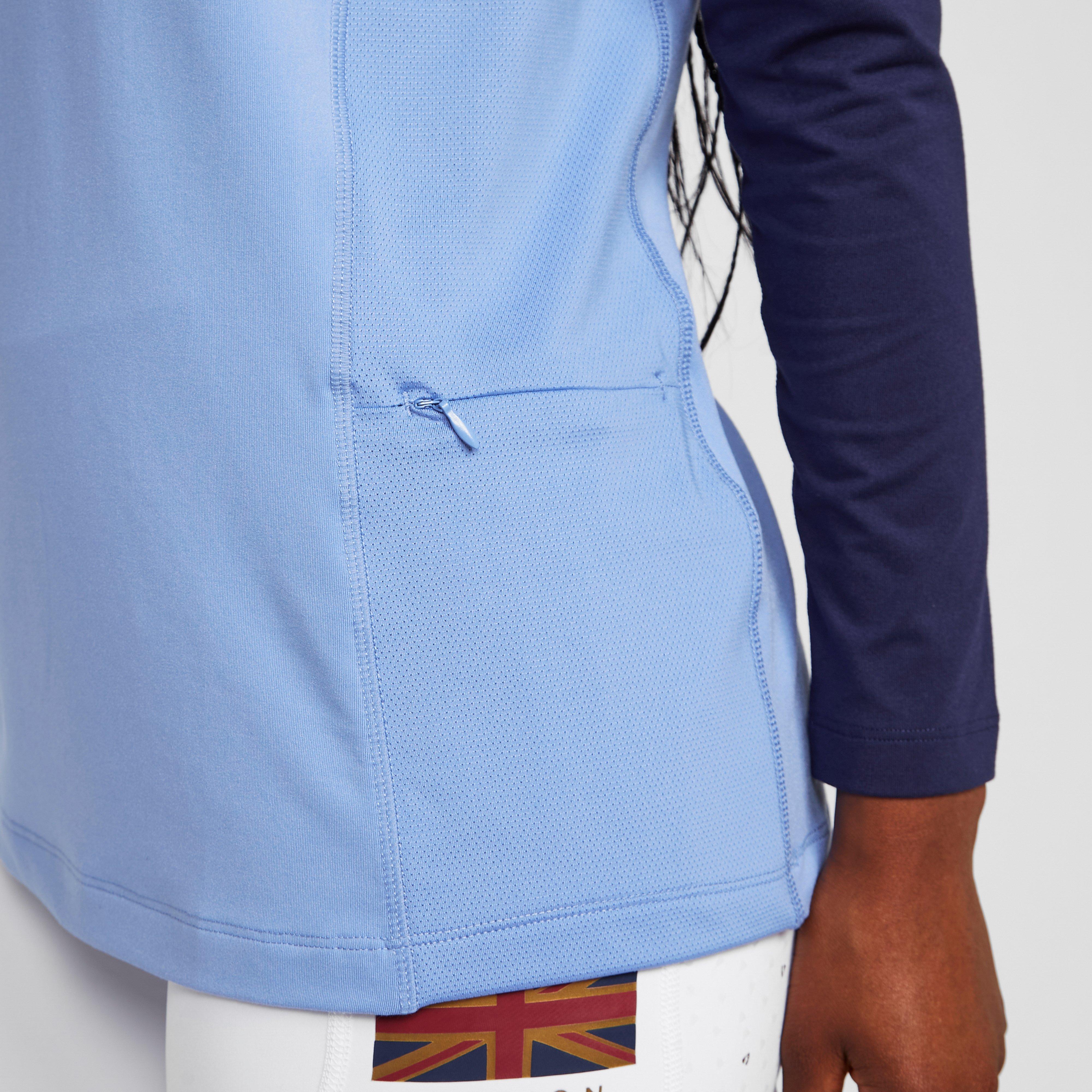 Womens Newbury Long Sleeve Base Layer Sky Blue