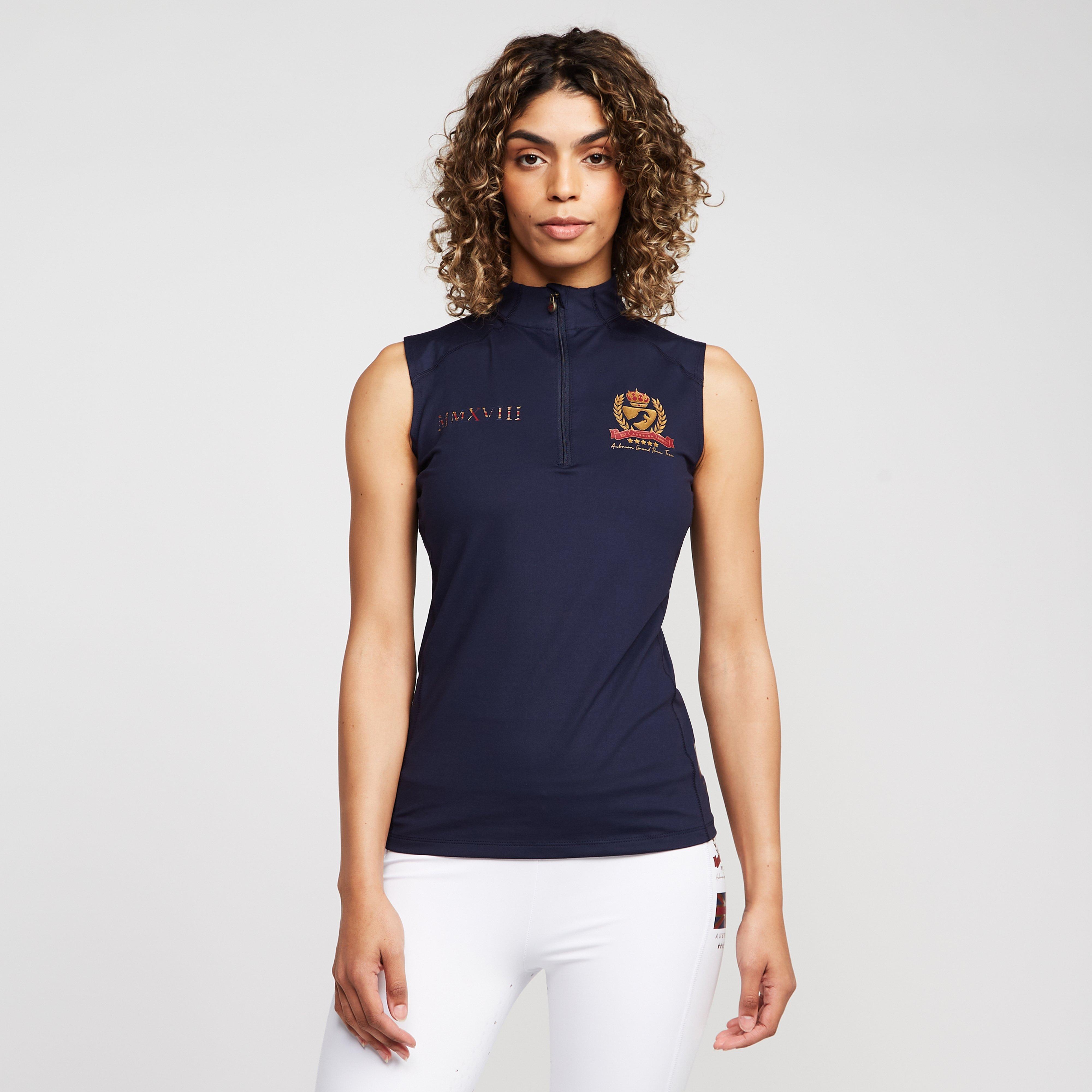 Womens Team Sleeveless Base Layer Navy