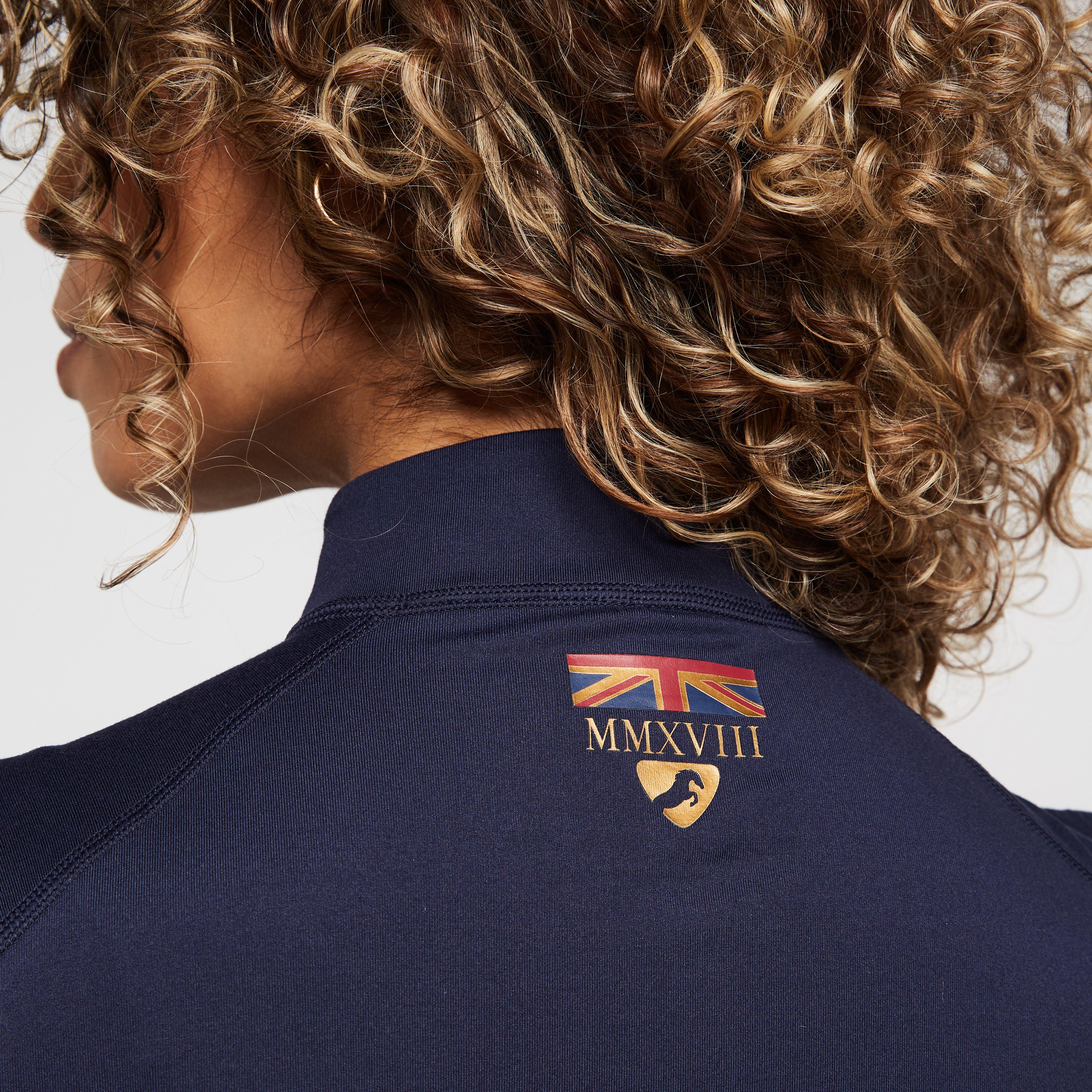 Womens Team Sleeveless Base Layer Navy