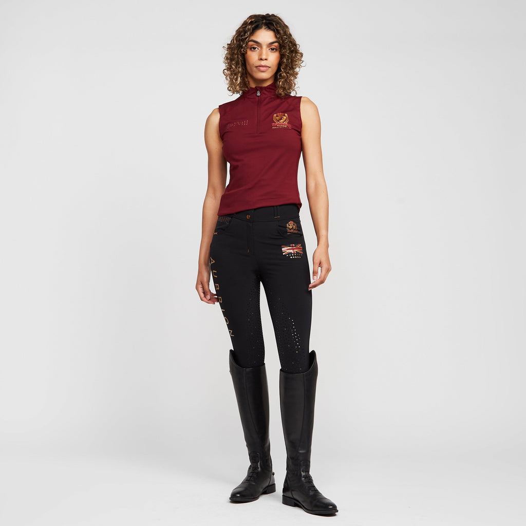 Womens Team Breeches Black