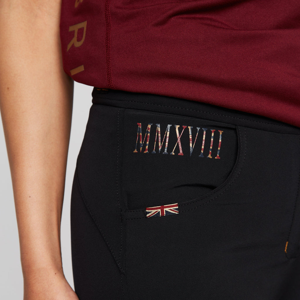 Womens Team Breeches Black