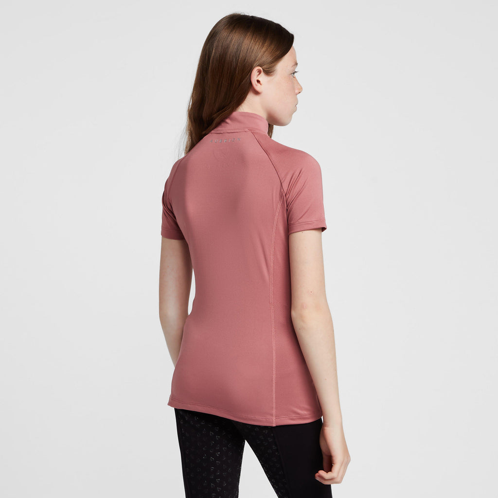 Childs Highgate Short Sleeve Base Layer Dusky Pink