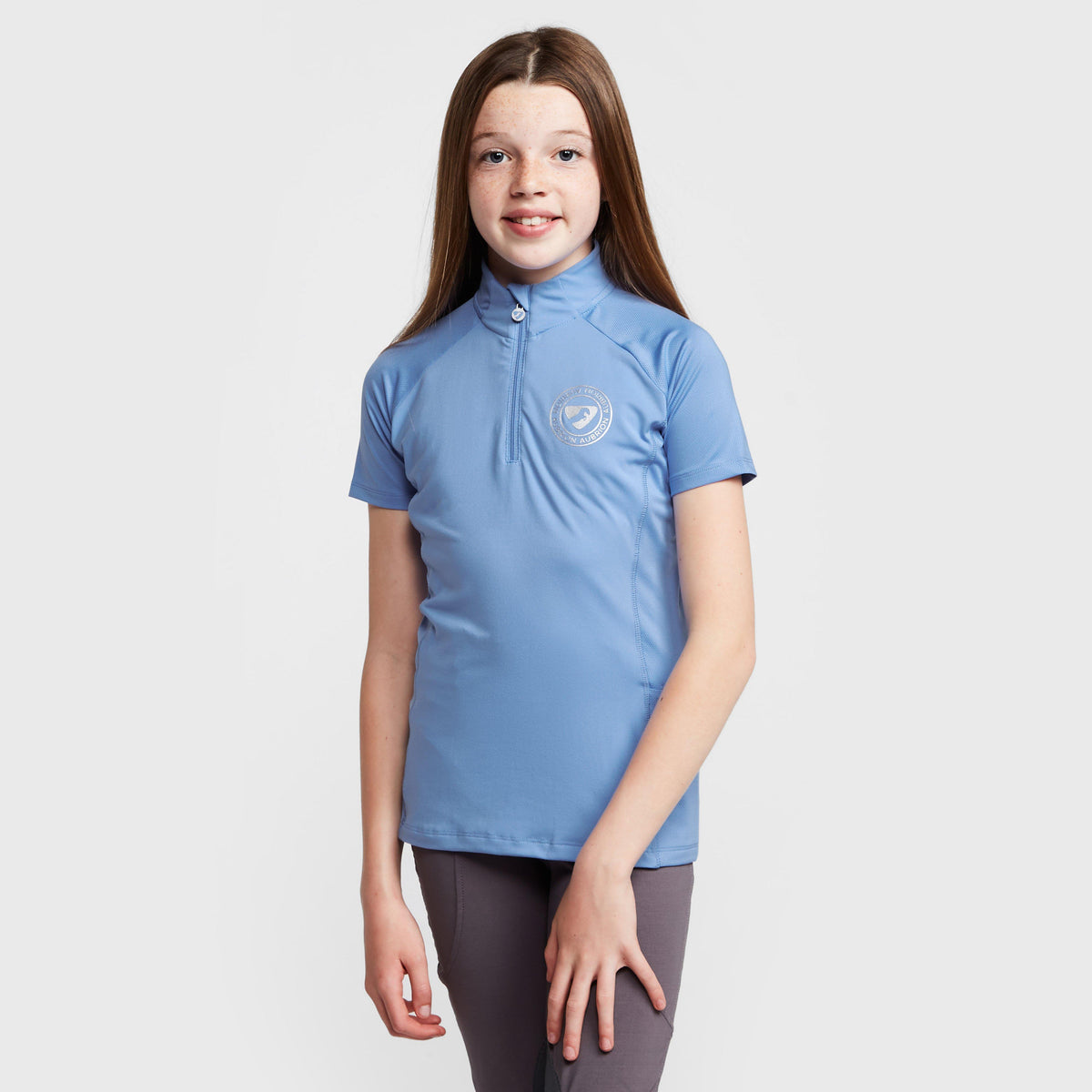 Childs Highgate Short Sleeve Base Layer Sky Blue