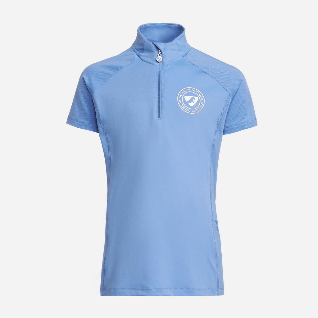 Childs Highgate Short Sleeve Base Layer Sky Blue