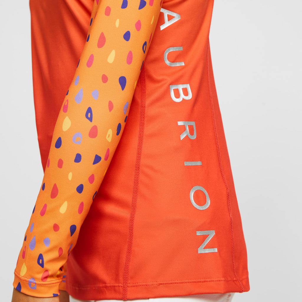 Young Rider Hyde Park Cross Country Shirt Orange Spot