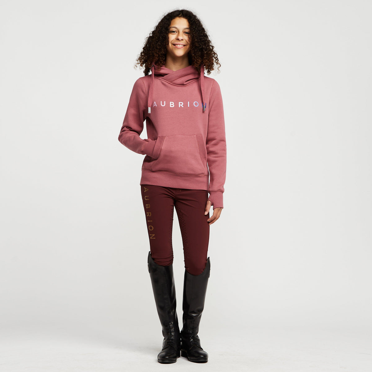 Childs Latimer Hoodie Dusky Pink