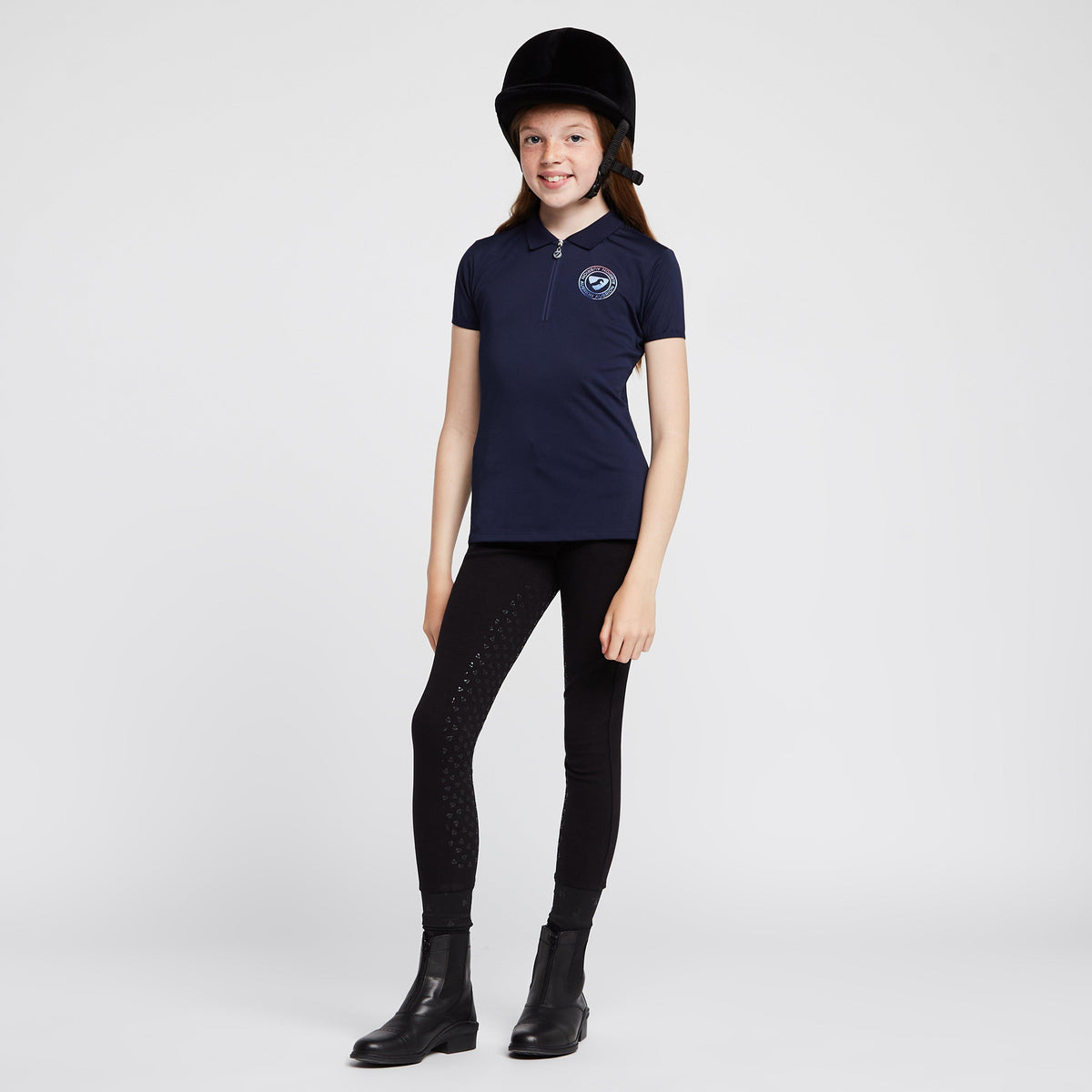 Childs Parsons Tech Polo Shirt Dark Navy