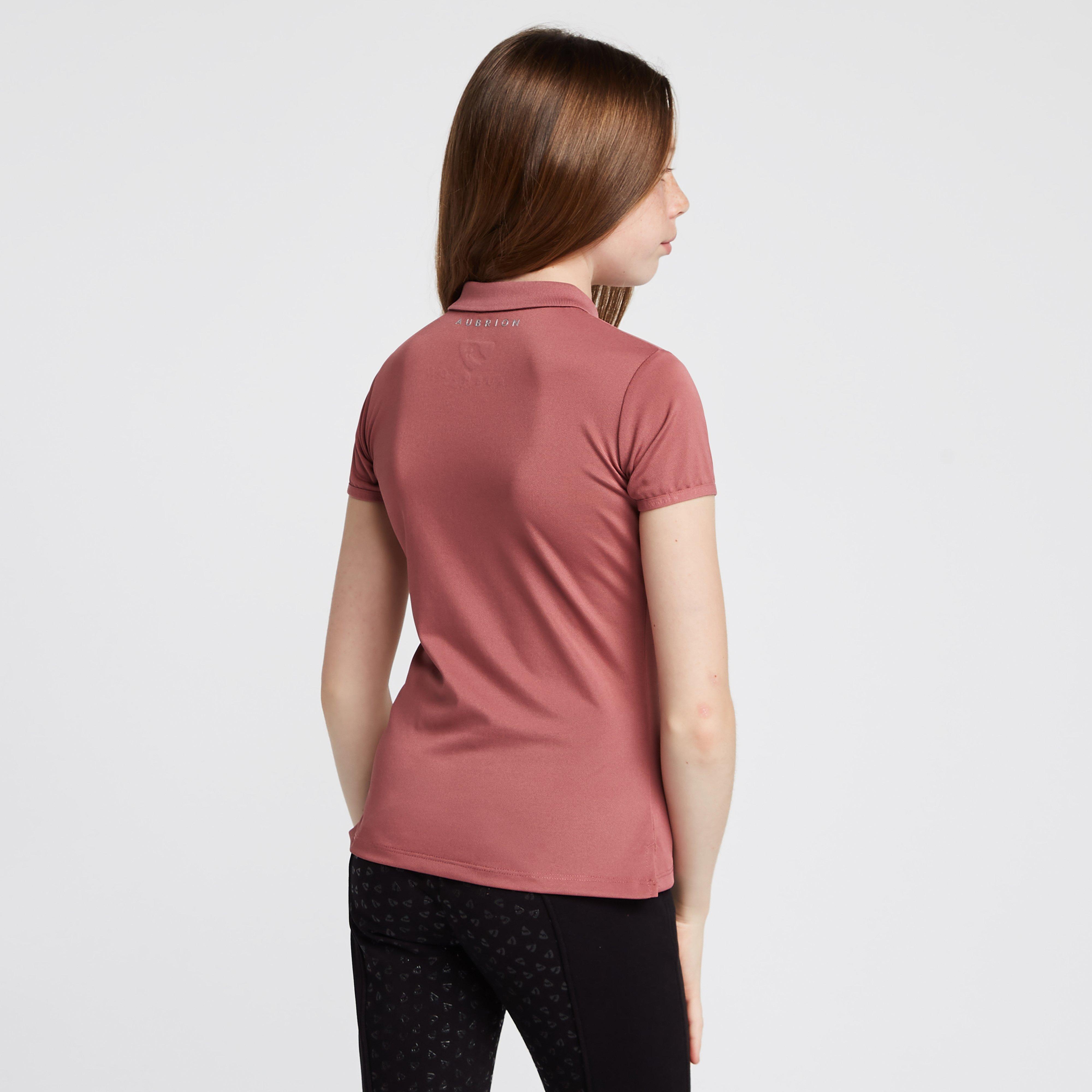 Childs Parsons Tech Polo Shirt Dusky Pink