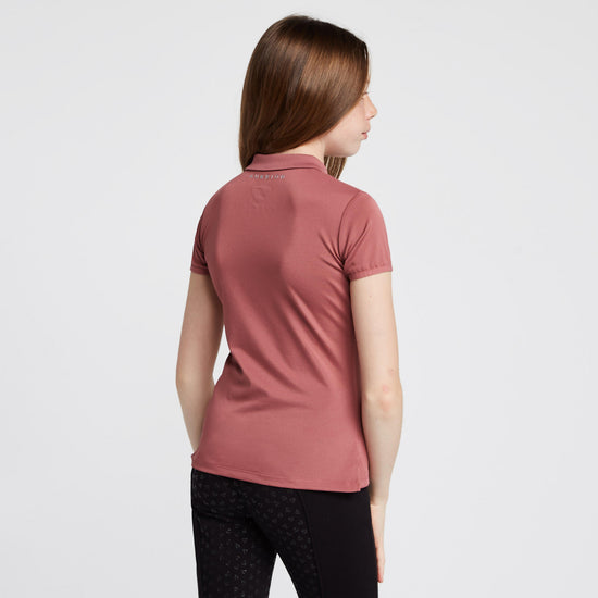 Childs Parsons Tech Polo Shirt Dusky Pink