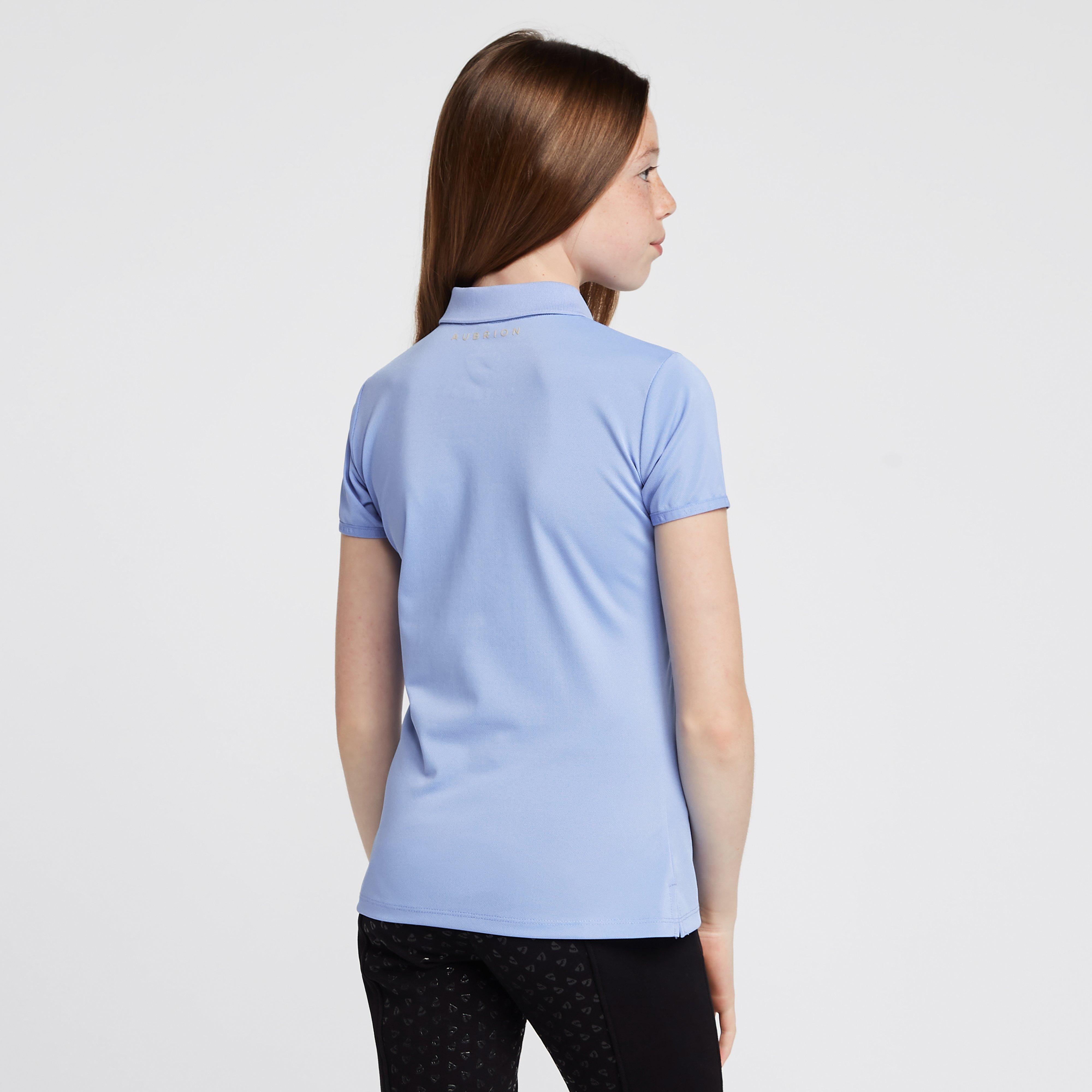 Childs Parsons Tech Polo Shirt Sky Blue