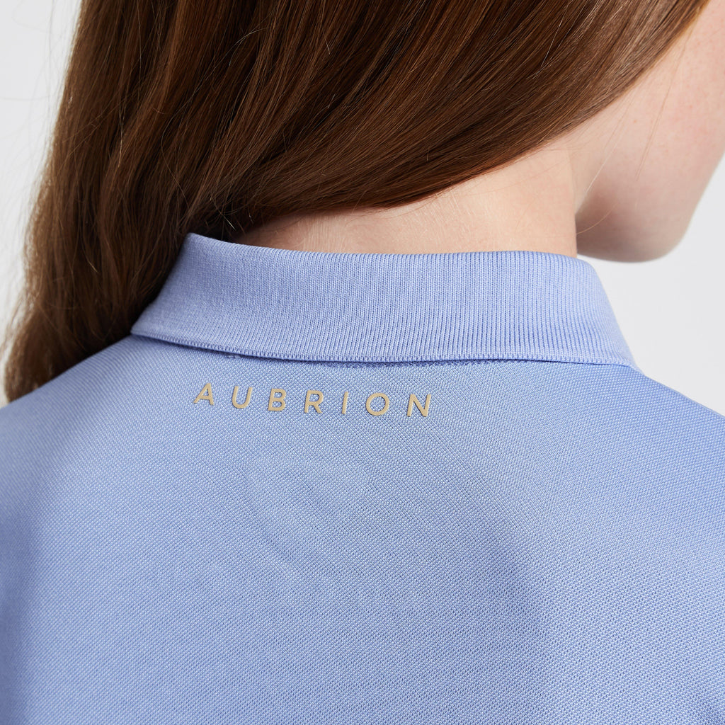 Childs Parsons Tech Polo Shirt Sky Blue