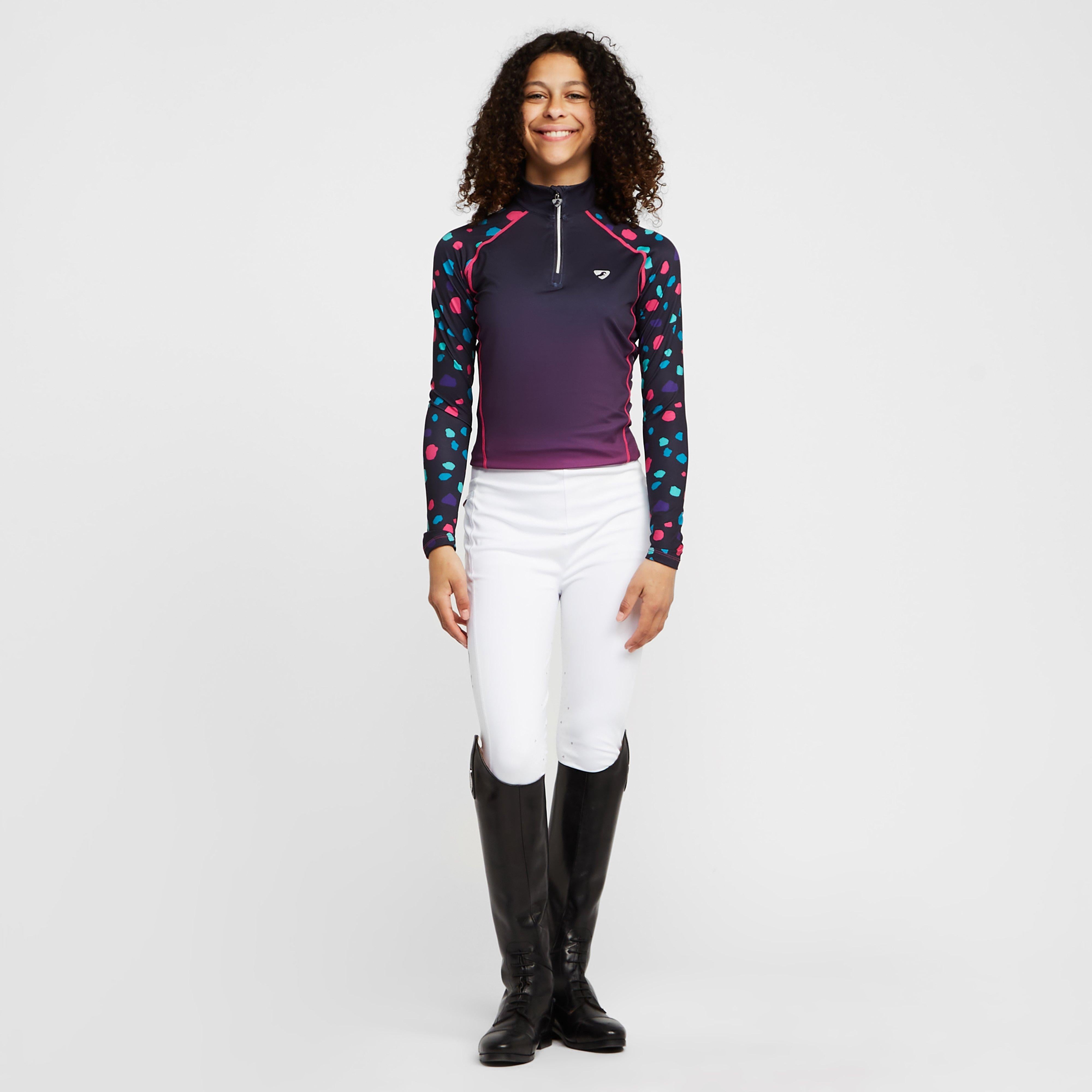 Childs Team Riding Tights White