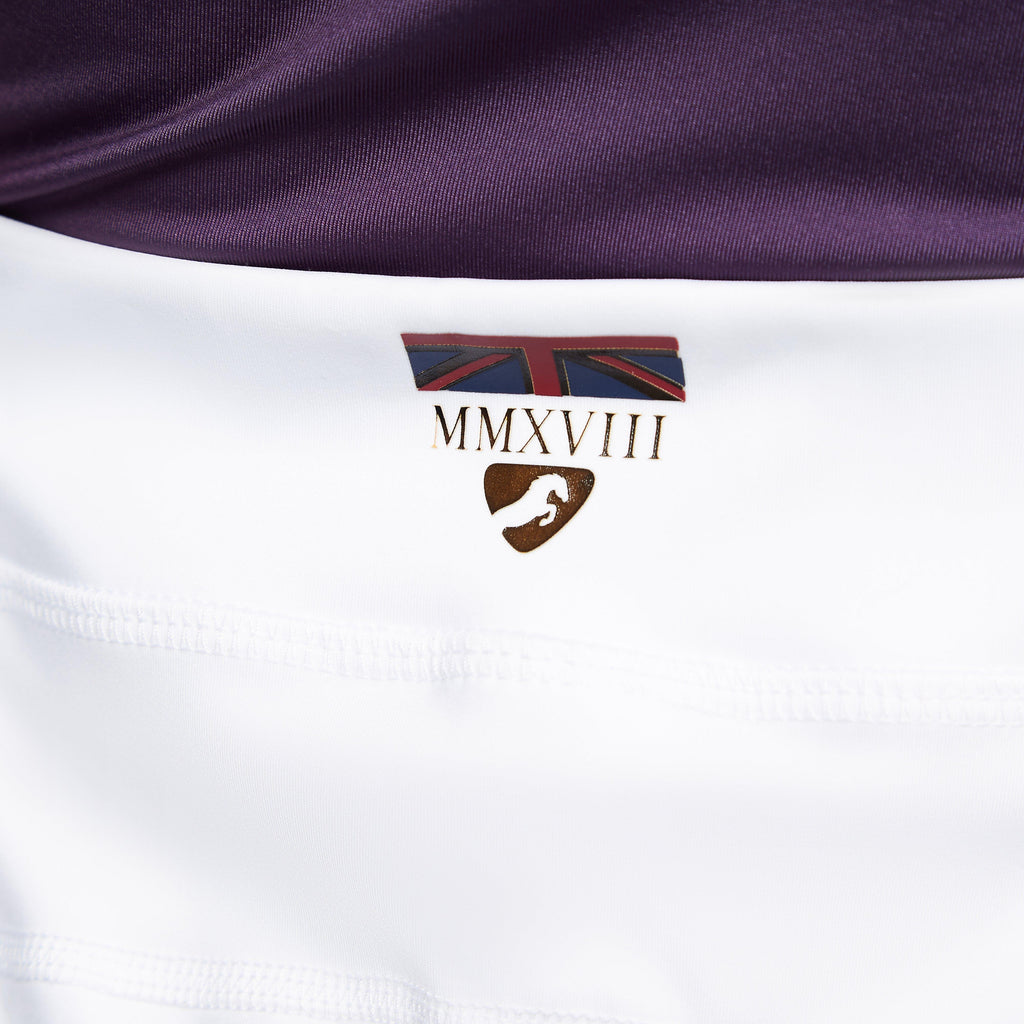 Childs Team Riding Tights White