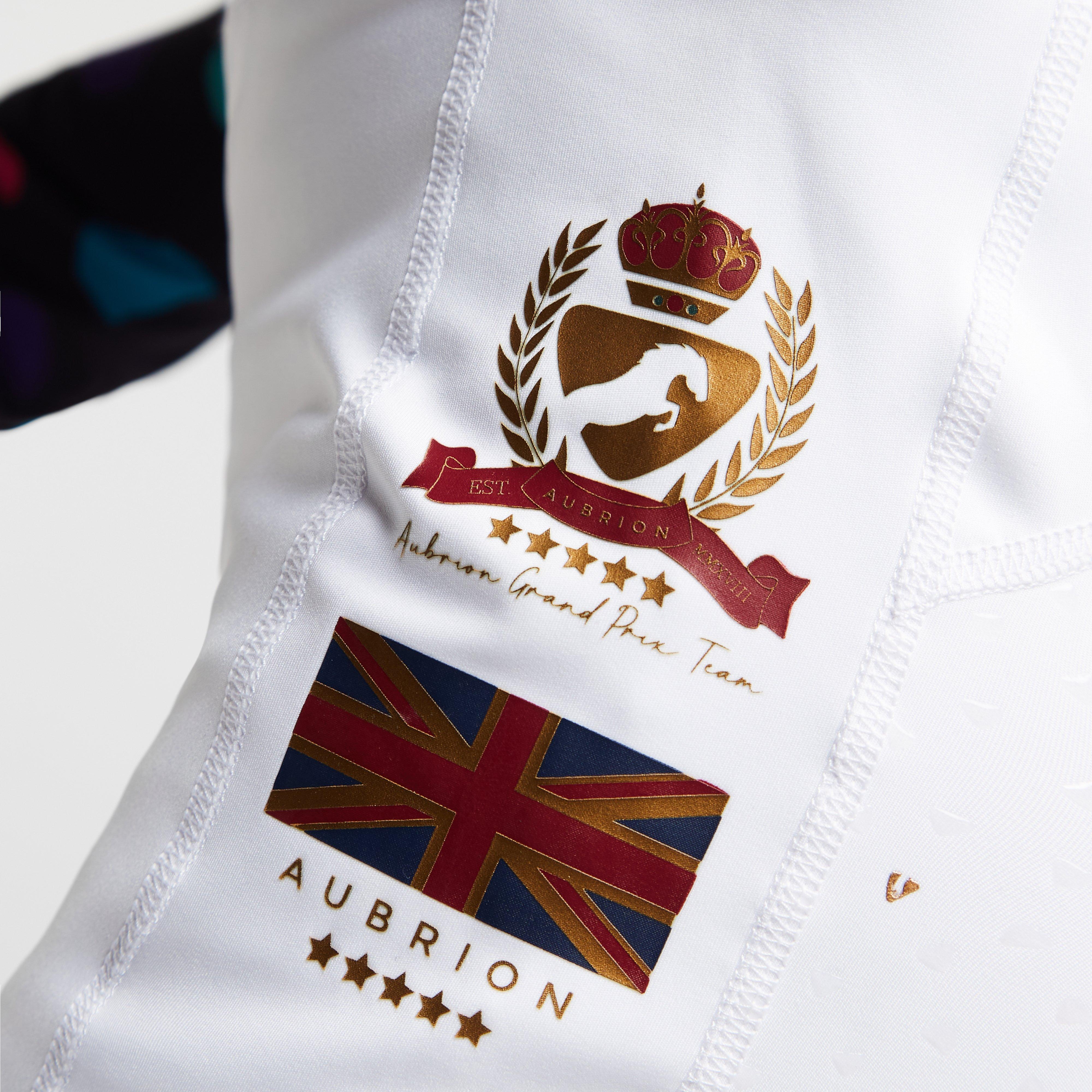 Childs Team Riding Tights White