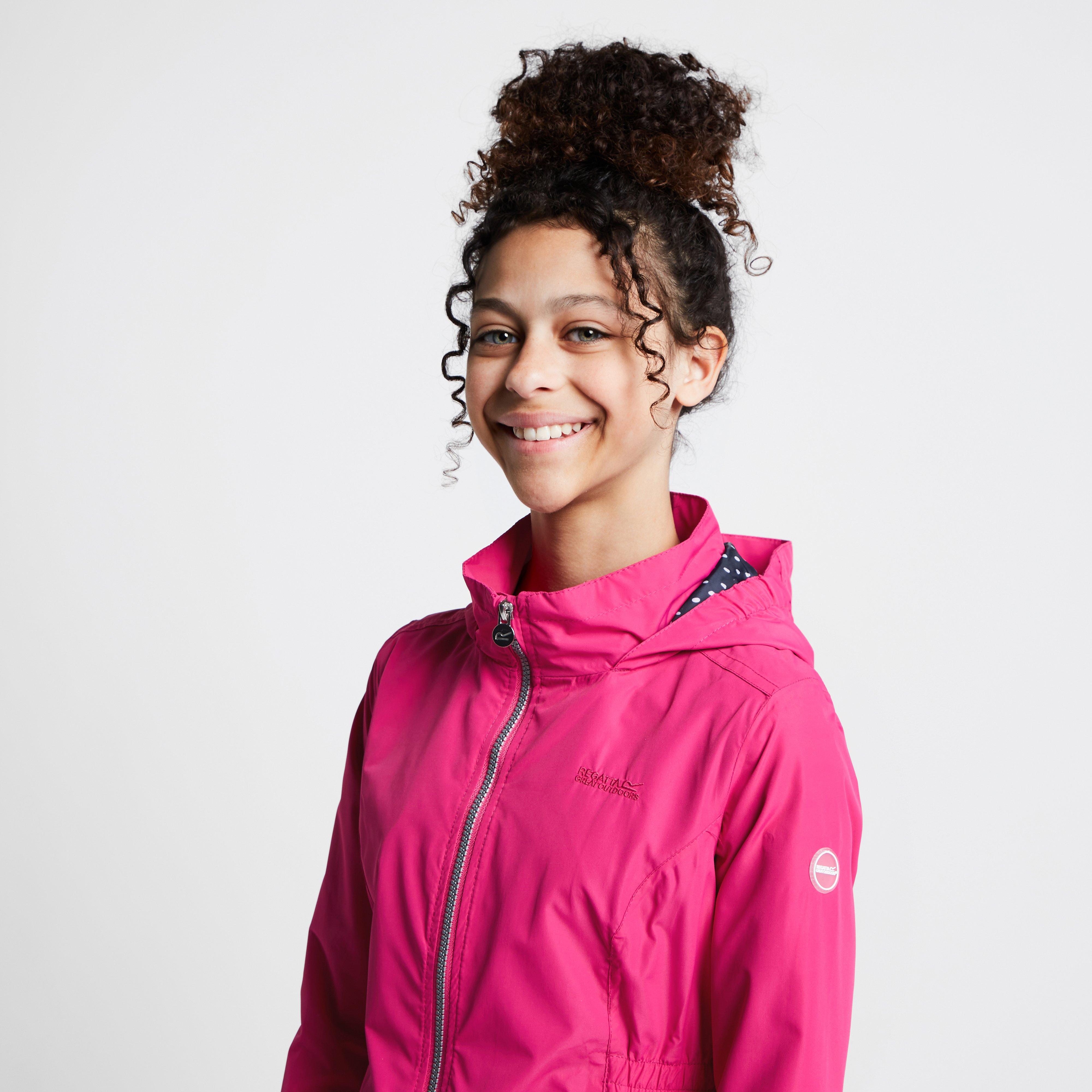 Kids Talei Waterproof Jacket Pink Fusion