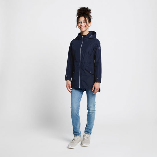 Kids Talei Waterproof Jacket Navy