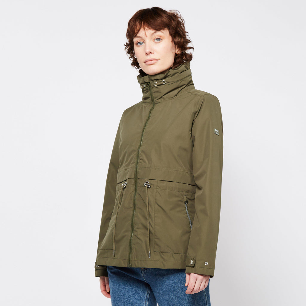 Ladies Nadira Waterproof Jacket Khaki