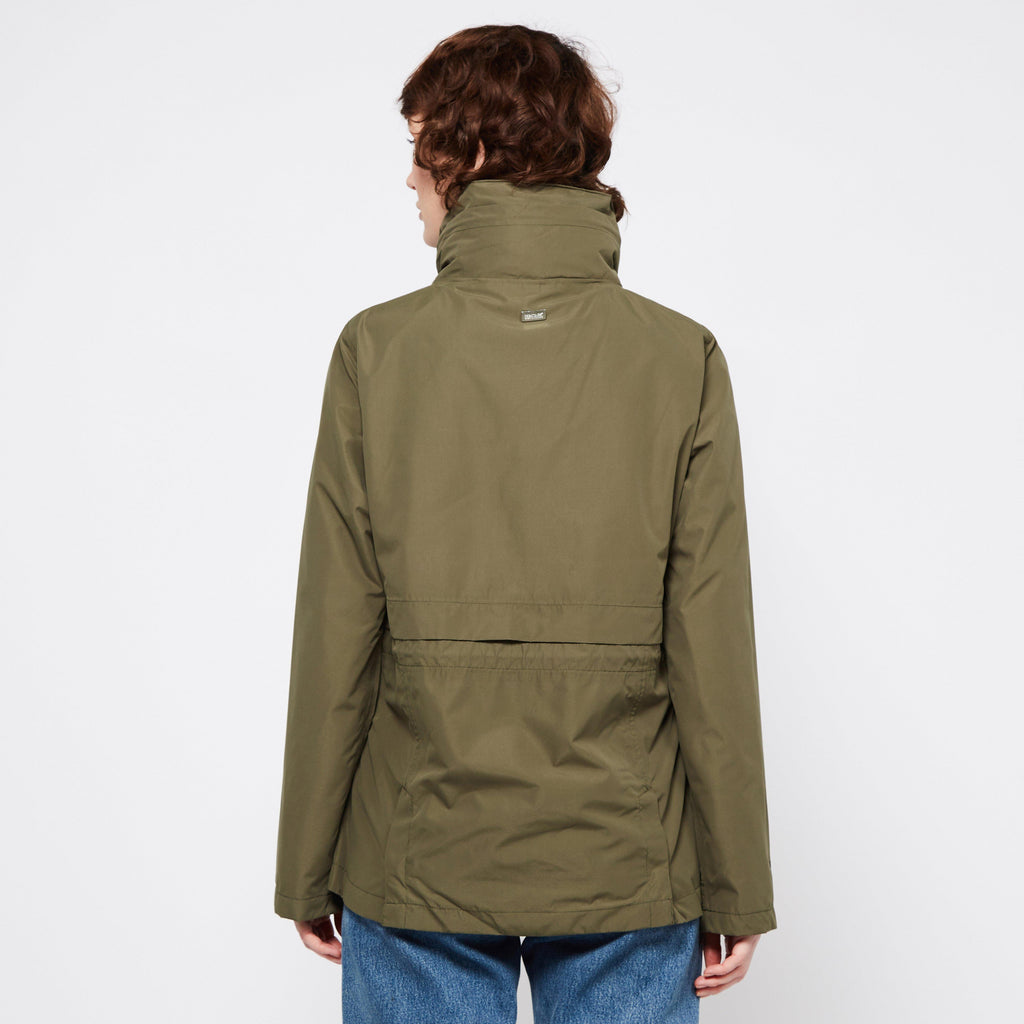 Ladies Nadira Waterproof Jacket Khaki