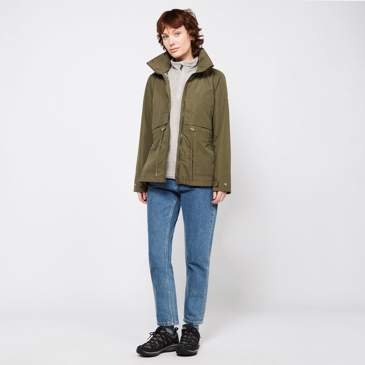 Ladies Nadira Waterproof Jacket Khaki