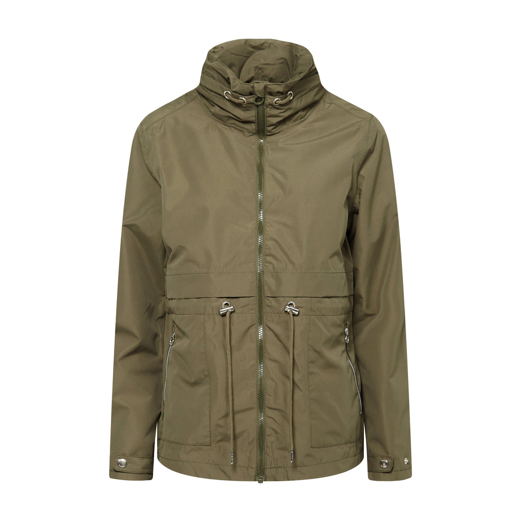 Ladies Nadira Waterproof Jacket Khaki