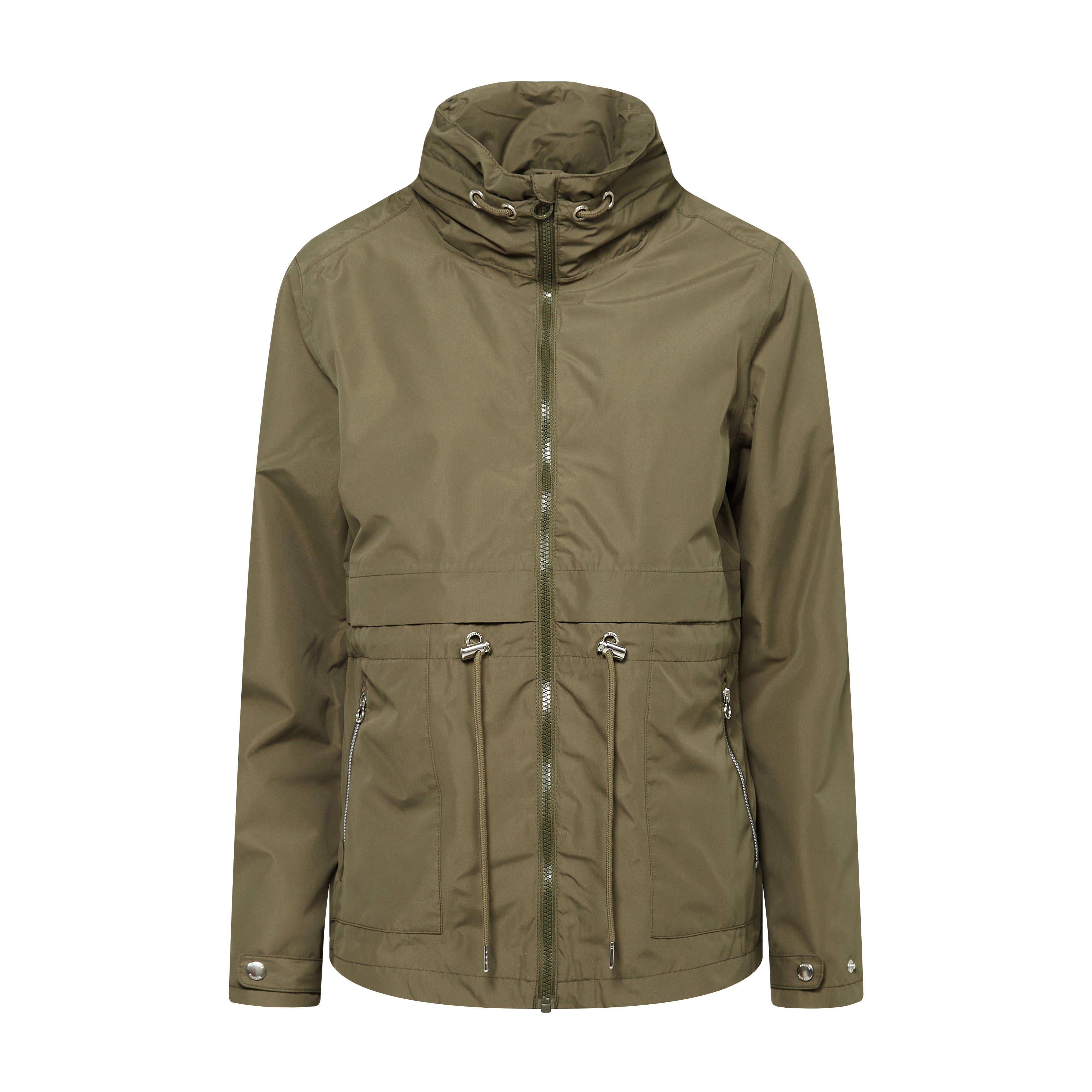 Ladies Nadira Waterproof Jacket Khaki