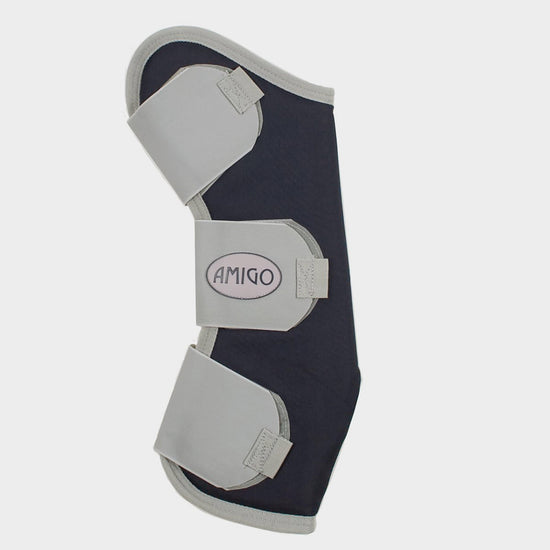 Amigo Ripstop Travel Boots Navy/Silver