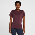 Womens Tabitha T-Shirt Burgundy Red Mahogany