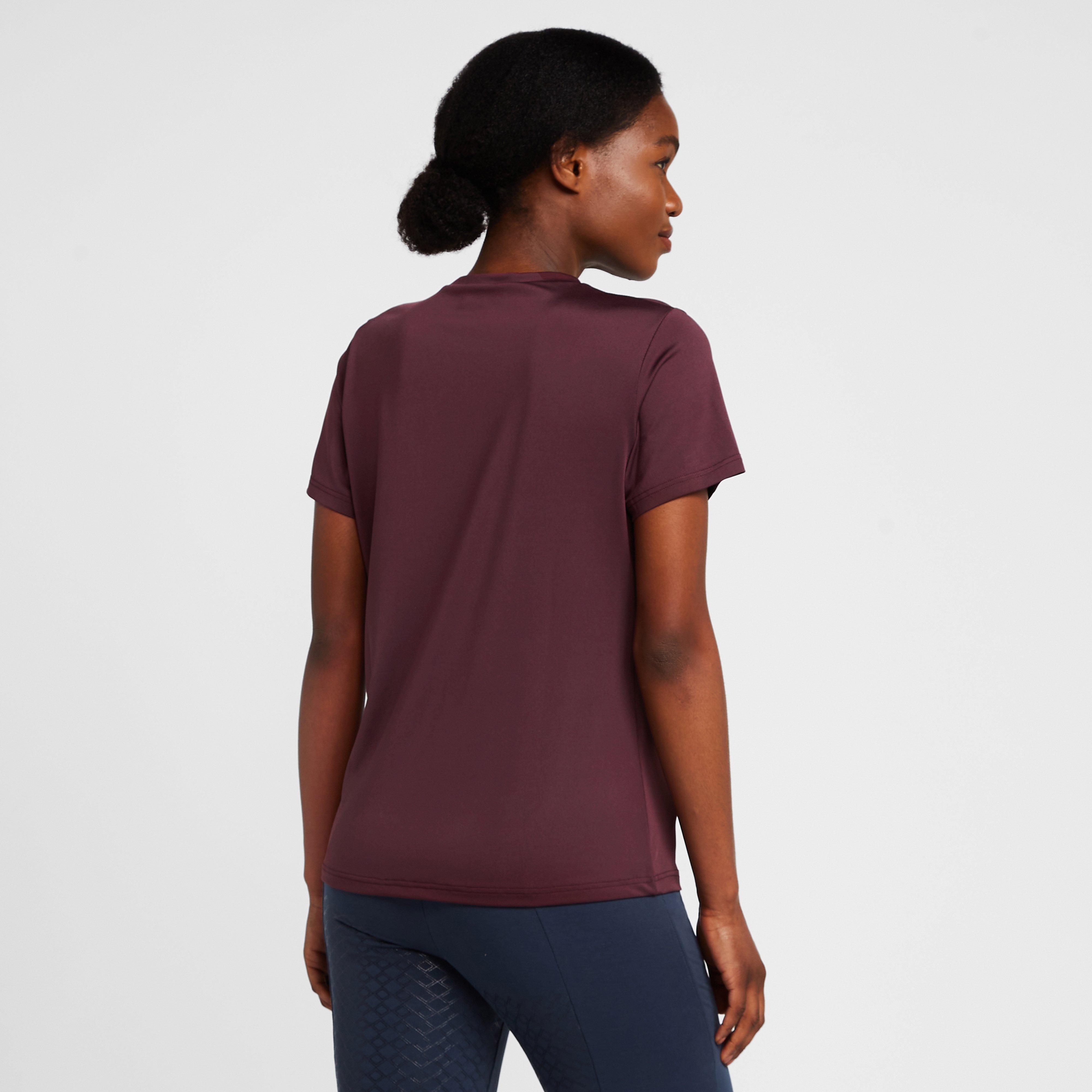 Womens Tabitha T-Shirt Burgundy Red Mahogany