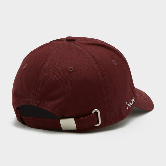 Womens Quilted Cap Burgundy Red Mahogany