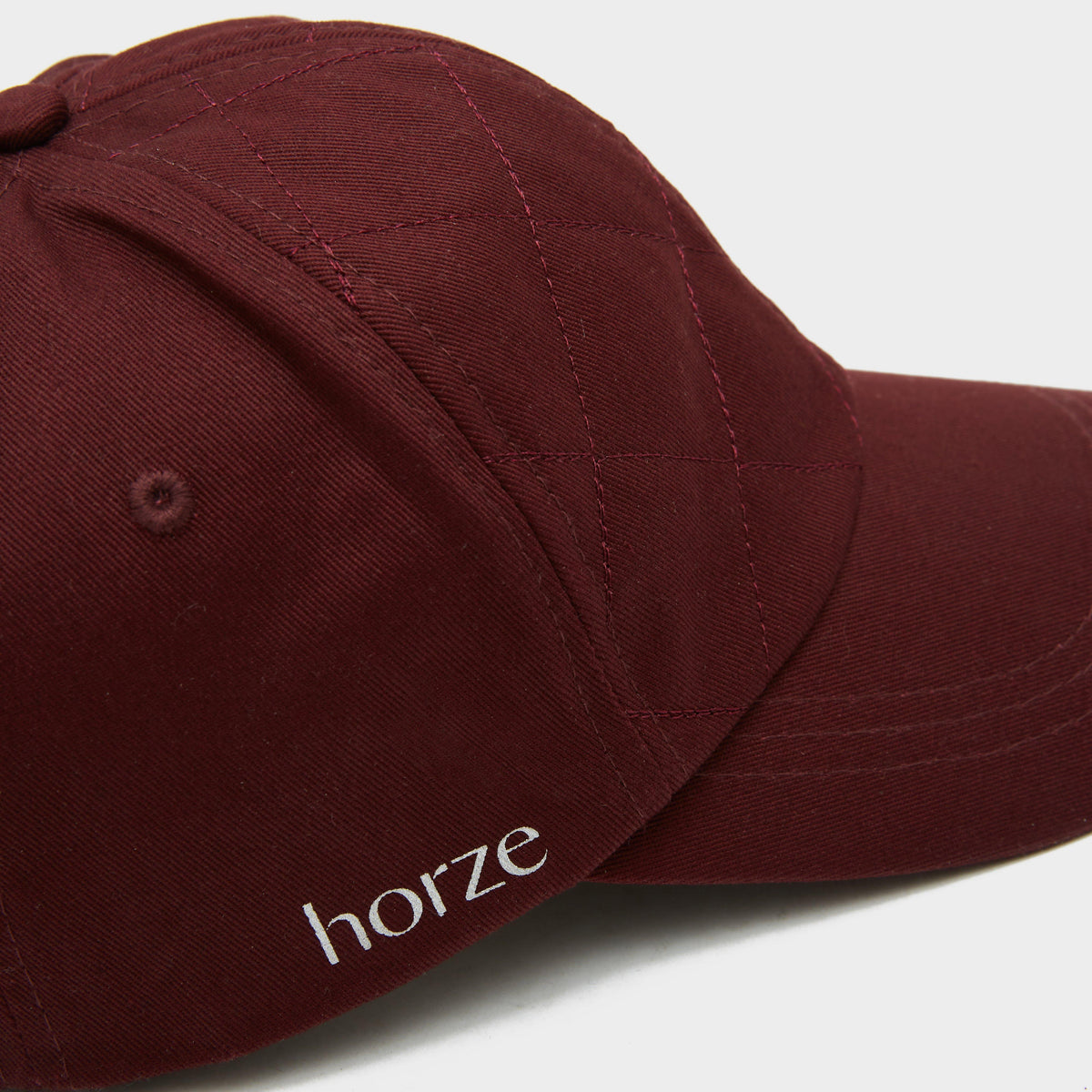 Womens Quilted Cap Burgundy Red Mahogany