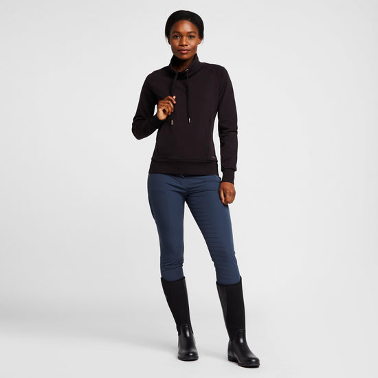 Womens Organic Remy Cotton Sweatshirt Black