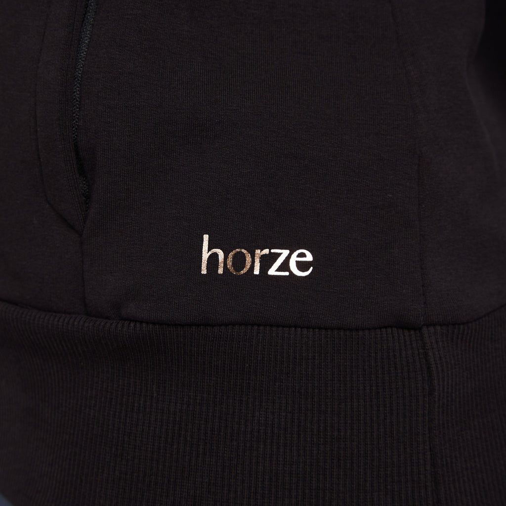 Womens Organic Remy Cotton Sweatshirt Black