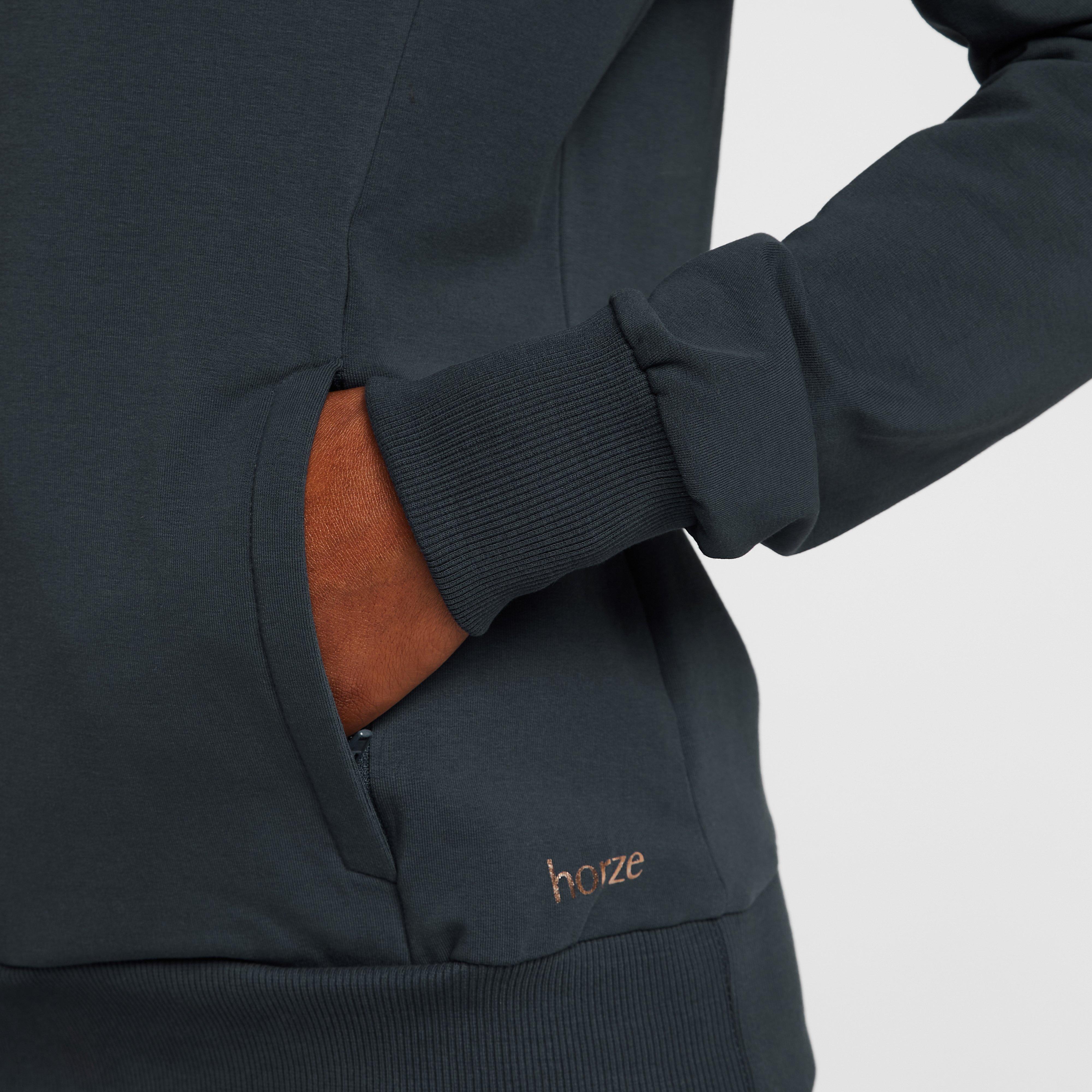 Womens Organic Remy Cotton Sweatshirt Obscure Night Blue