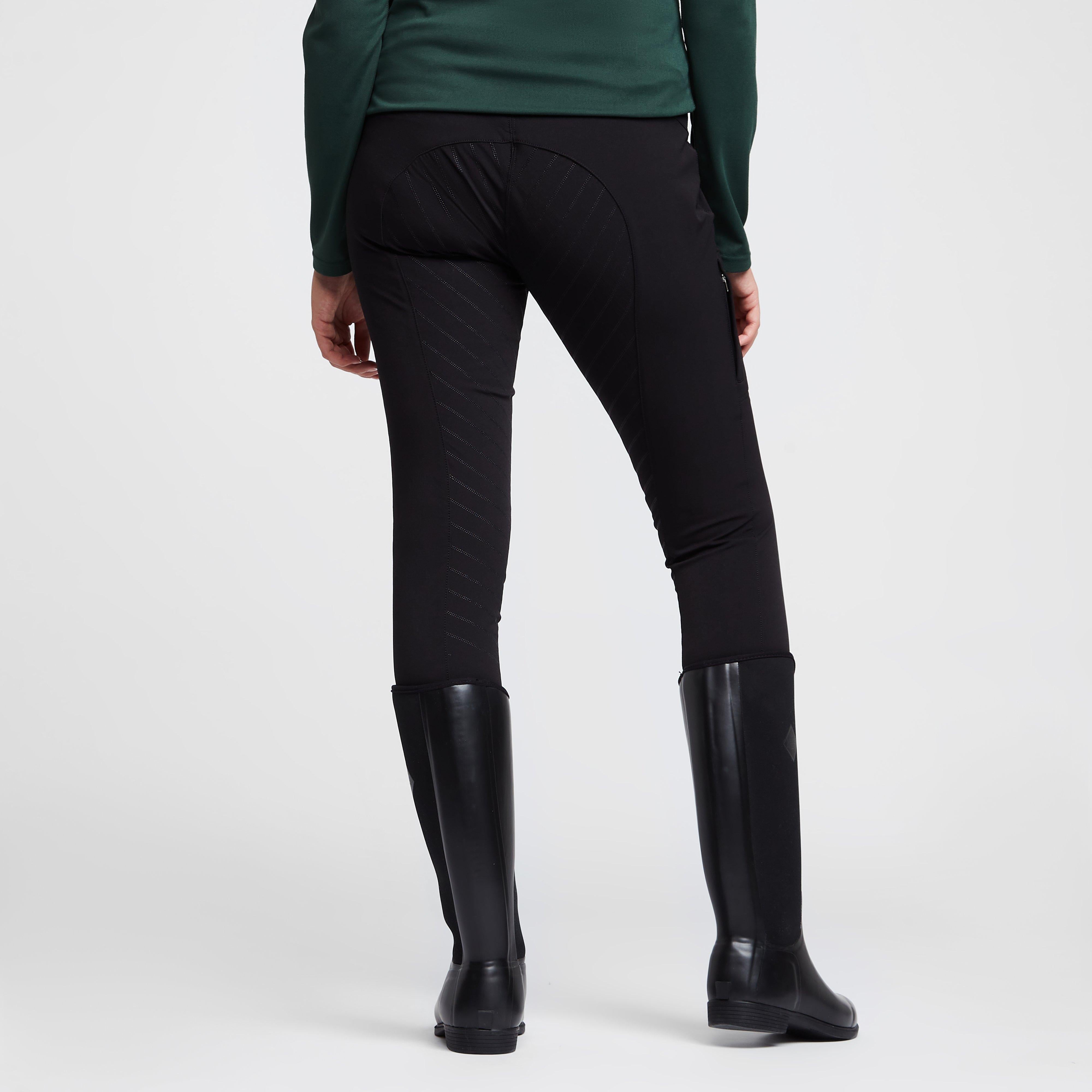 Womens Anna Silicone Full Seat Breeches Black