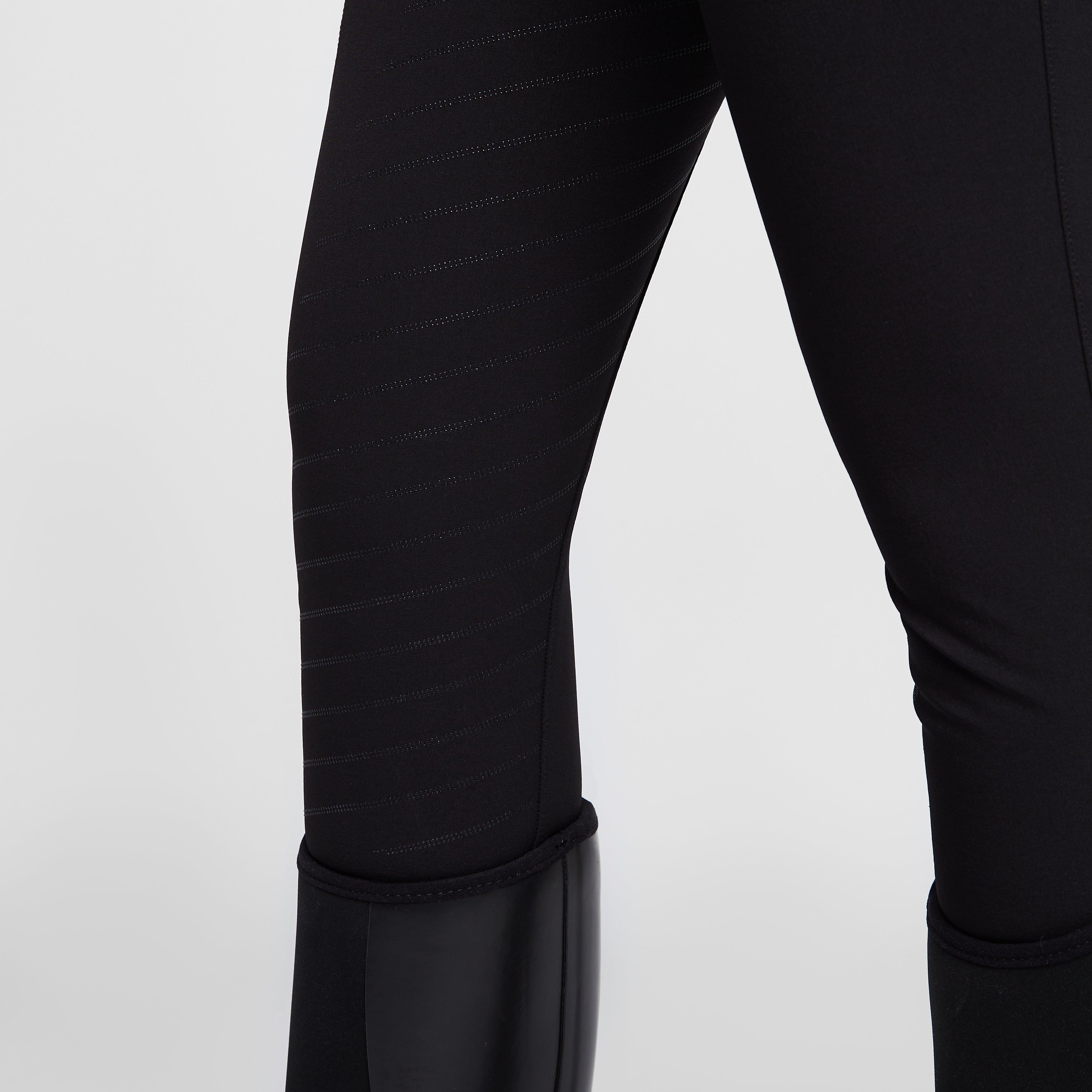Womens Anna Silicone Full Seat Breeches Black