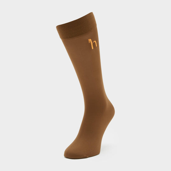Womens Emblem Riding Socks Bison Dark Brown