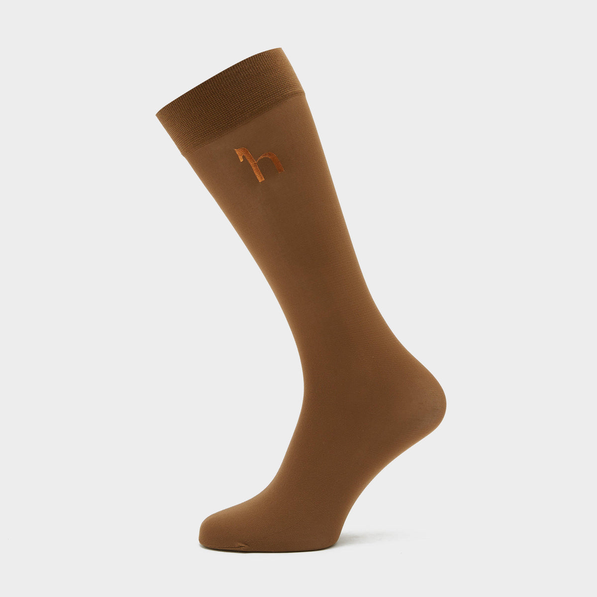 Womens Emblem Riding Socks Bison Dark Brown