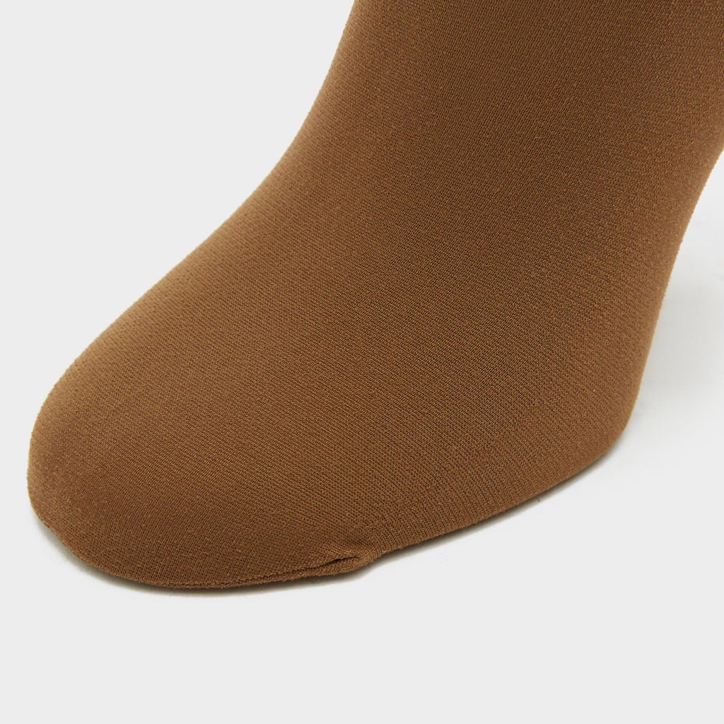 Womens Emblem Riding Socks Bison Dark Brown