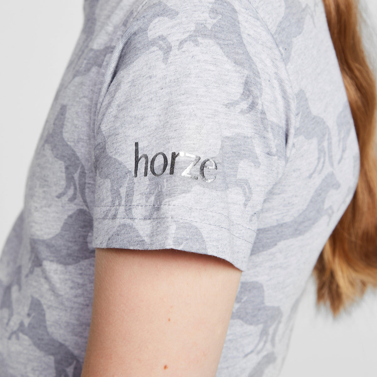 Childs Organic Micky Printed Cotton T-Shirt Ash Grey