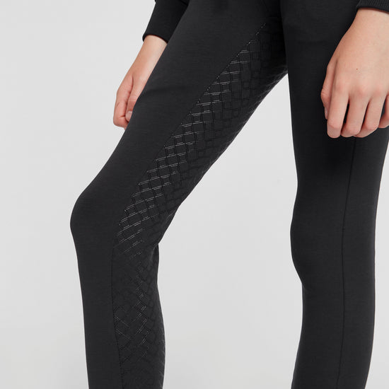 Childs Organic Emmie Cotton Silicone Full Seat Riding Tights Dark Navy